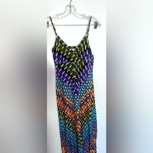 Calvin Klein super soft printed jersey dress with adjustable straps. Size 4 $40